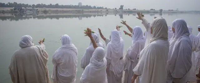 Sabian-Mandaeans in Iraq celebrate the Day of Prosperity