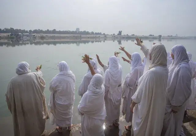 Sabian-Mandaeans in Iraq celebrate the Day of Prosperity